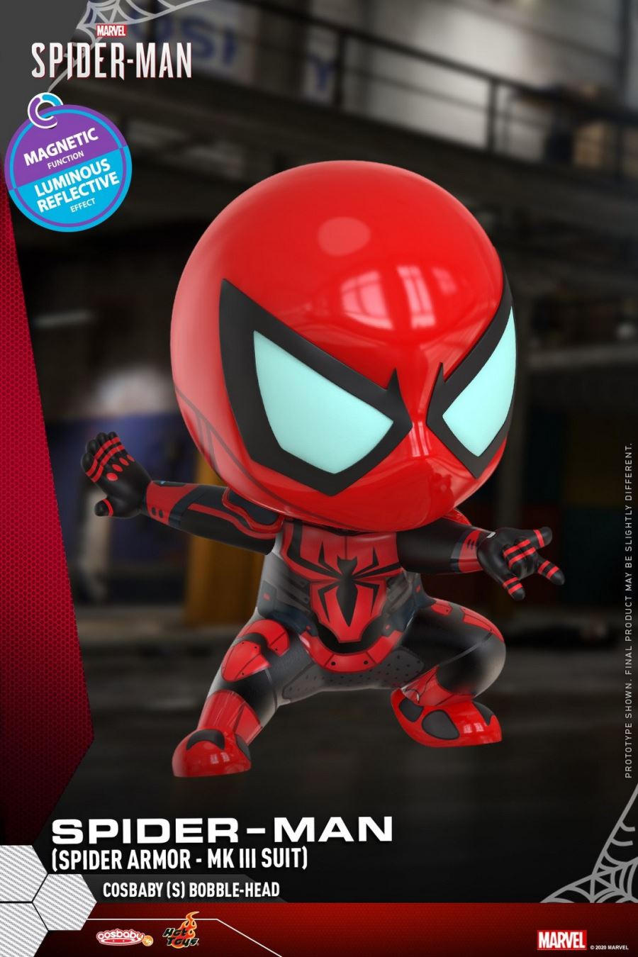MARVEL'S SPIDER-MAN COSBABY (S) BOBBLE-HEAD