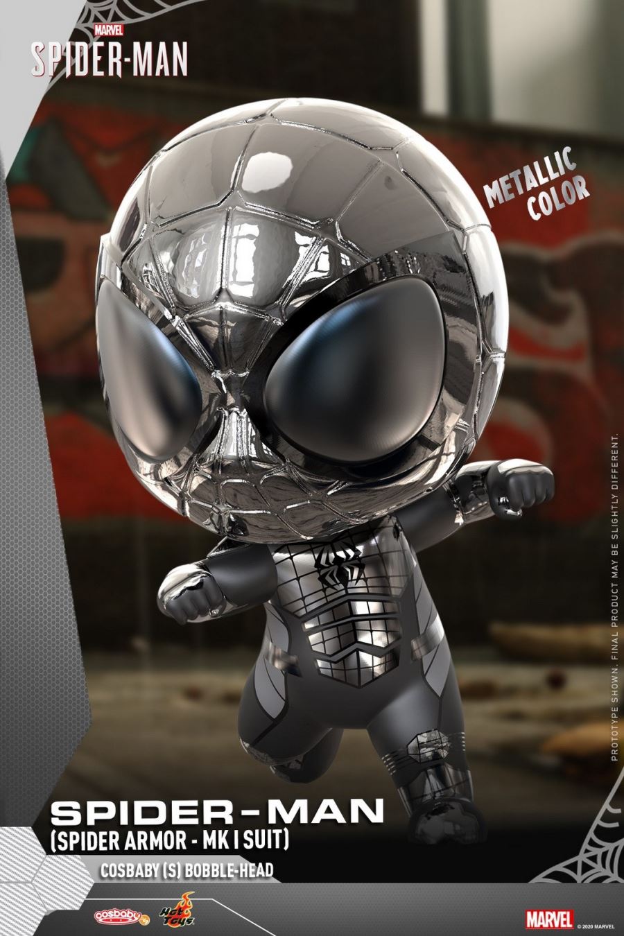 MARVEL'S SPIDER-MAN COSBABY (S) BOBBLE-HEAD