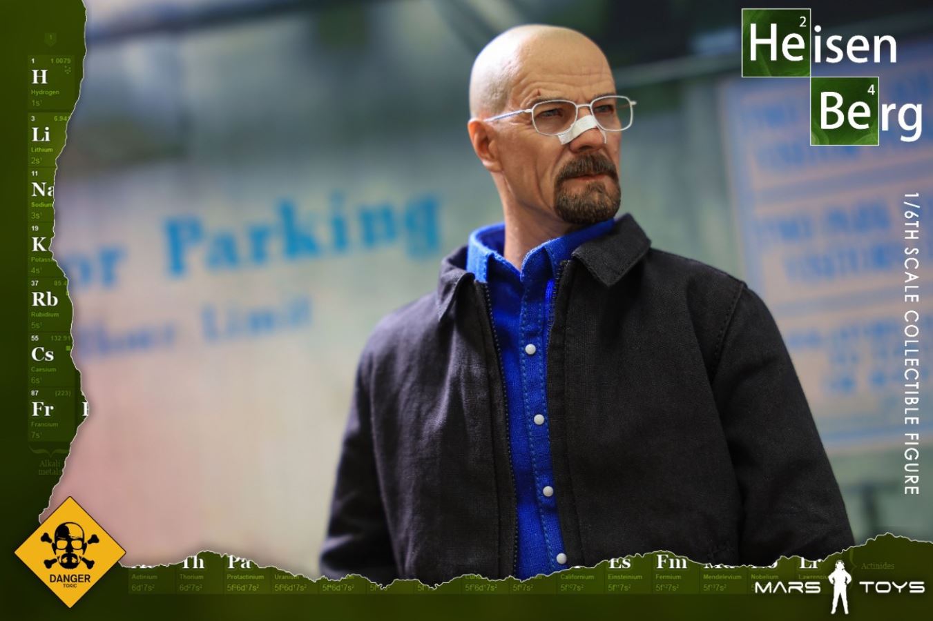 1/6 Heisenberg old white action figure set without body MAT001