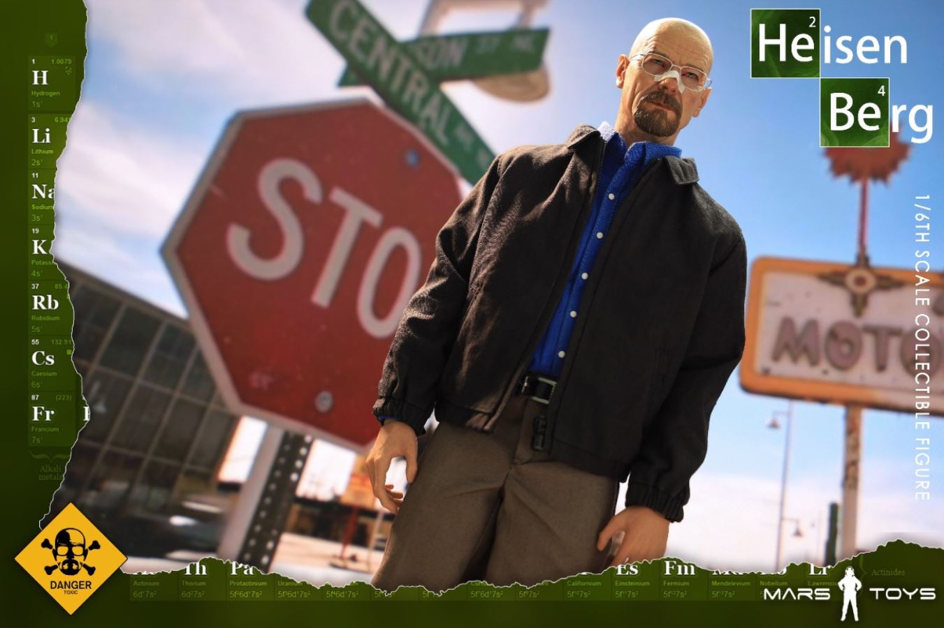 1/6 Heisenberg old white action figure set without body MAT001