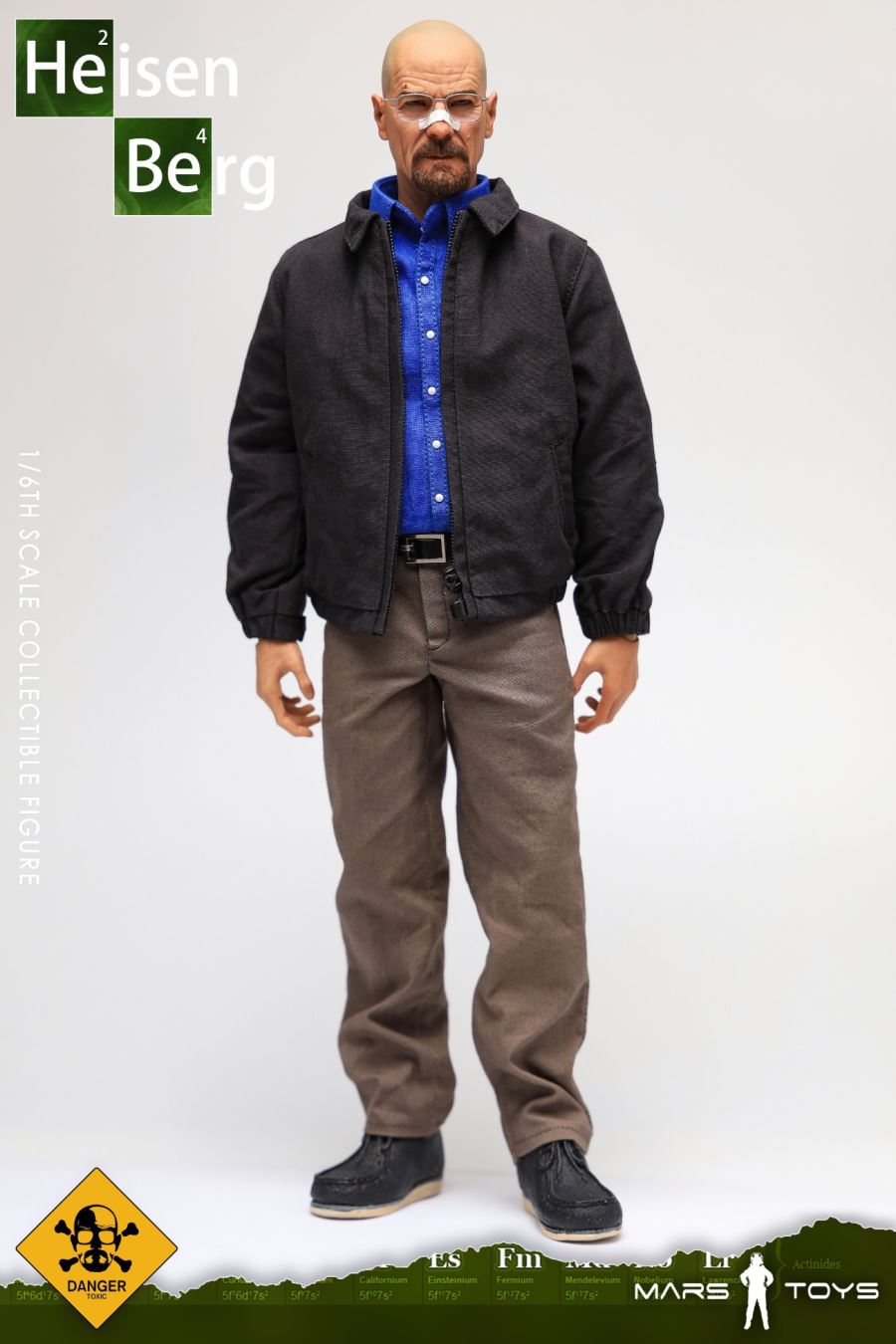1/6 Heisenberg old white action figure set without body MAT001