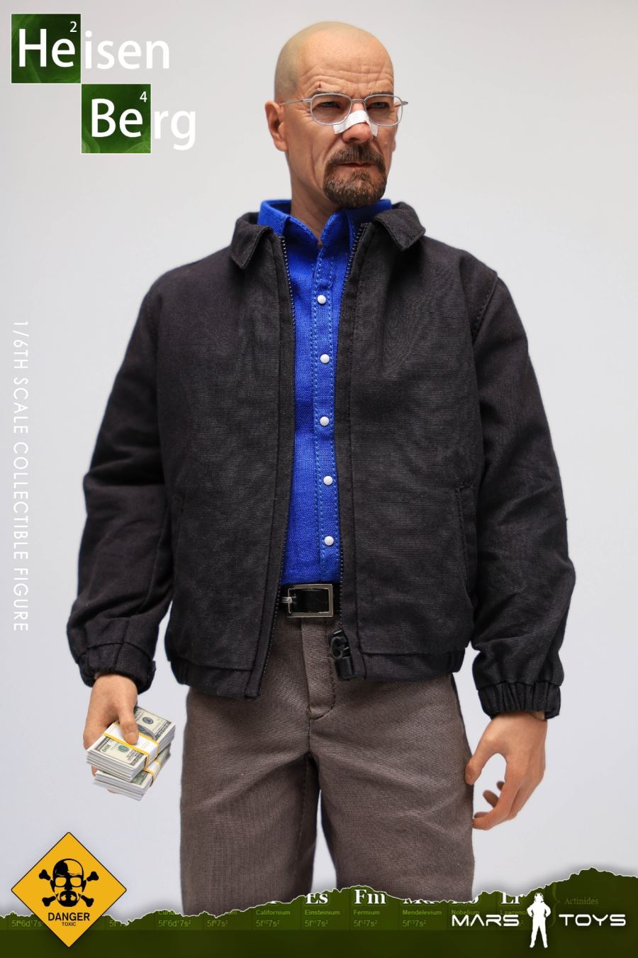 1/6 Heisenberg old white action figure set without body MAT001