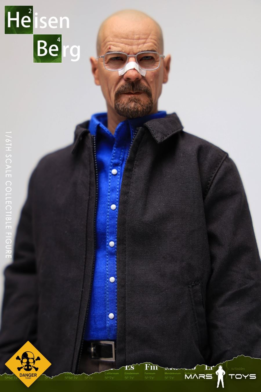 1/6 Heisenberg old white action figure set without body MAT001
