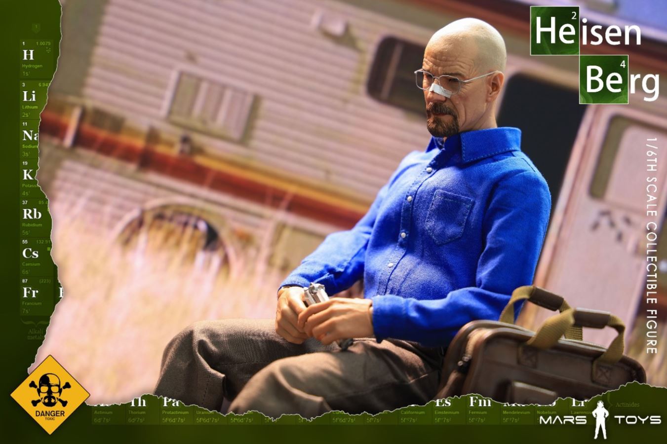 1/6 Heisenberg old white action figure set without body MAT001