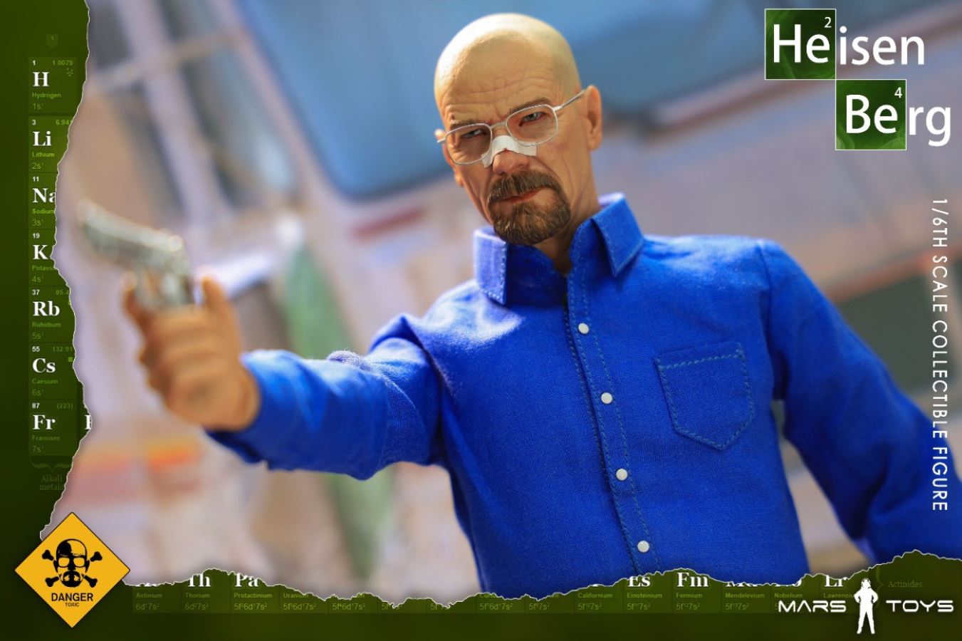 1/6 Heisenberg old white action figure set without body MAT001