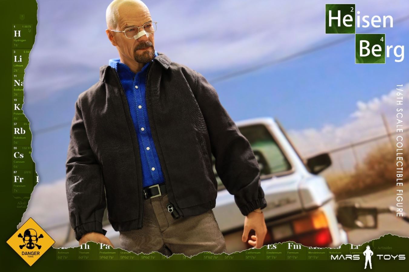1/6 Heisenberg old white action figure set without body MAT001