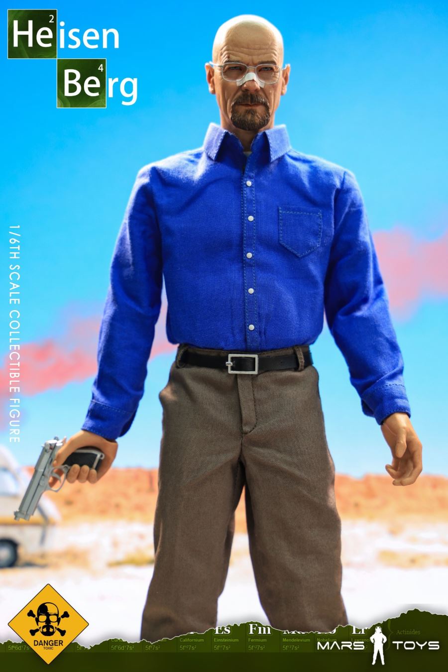 1/6 Heisenberg old white action figure set without body MAT001