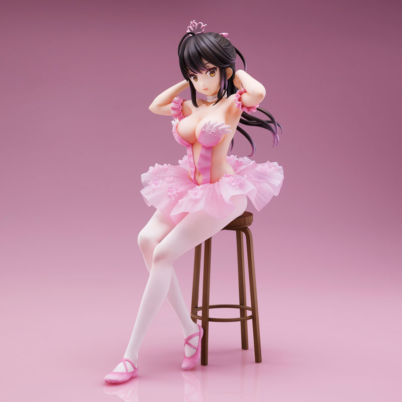Anmi Illustration - Flamingo Ballet - Ponytail Child