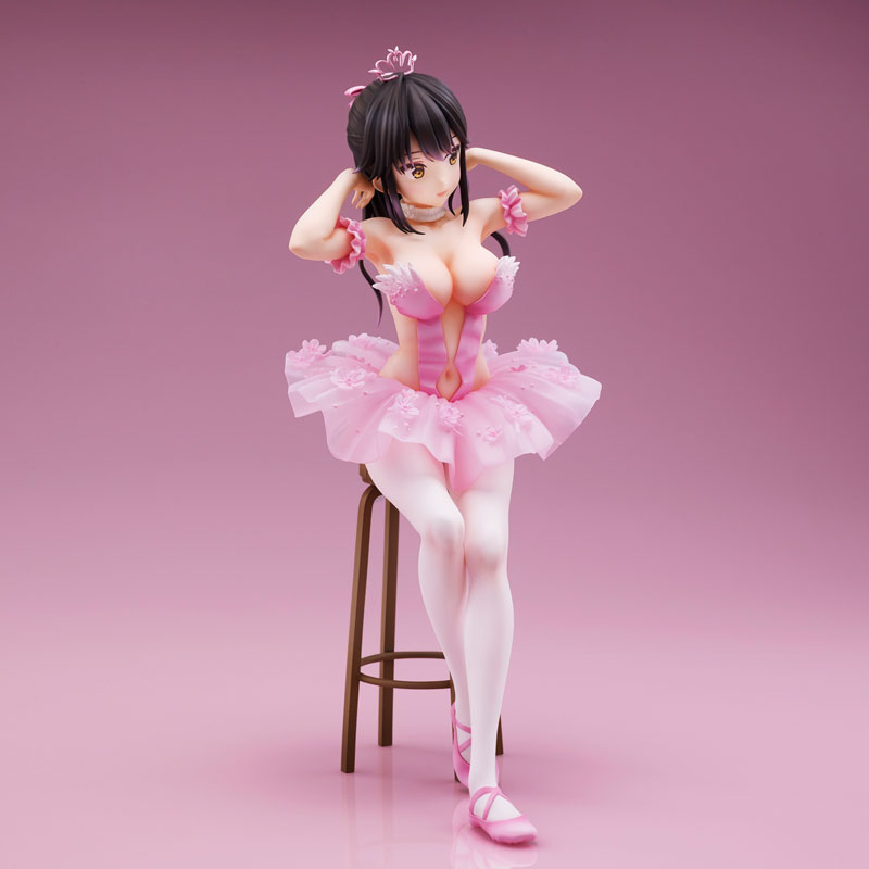 Anmi Illustration - Flamingo Ballet - Ponytail Child