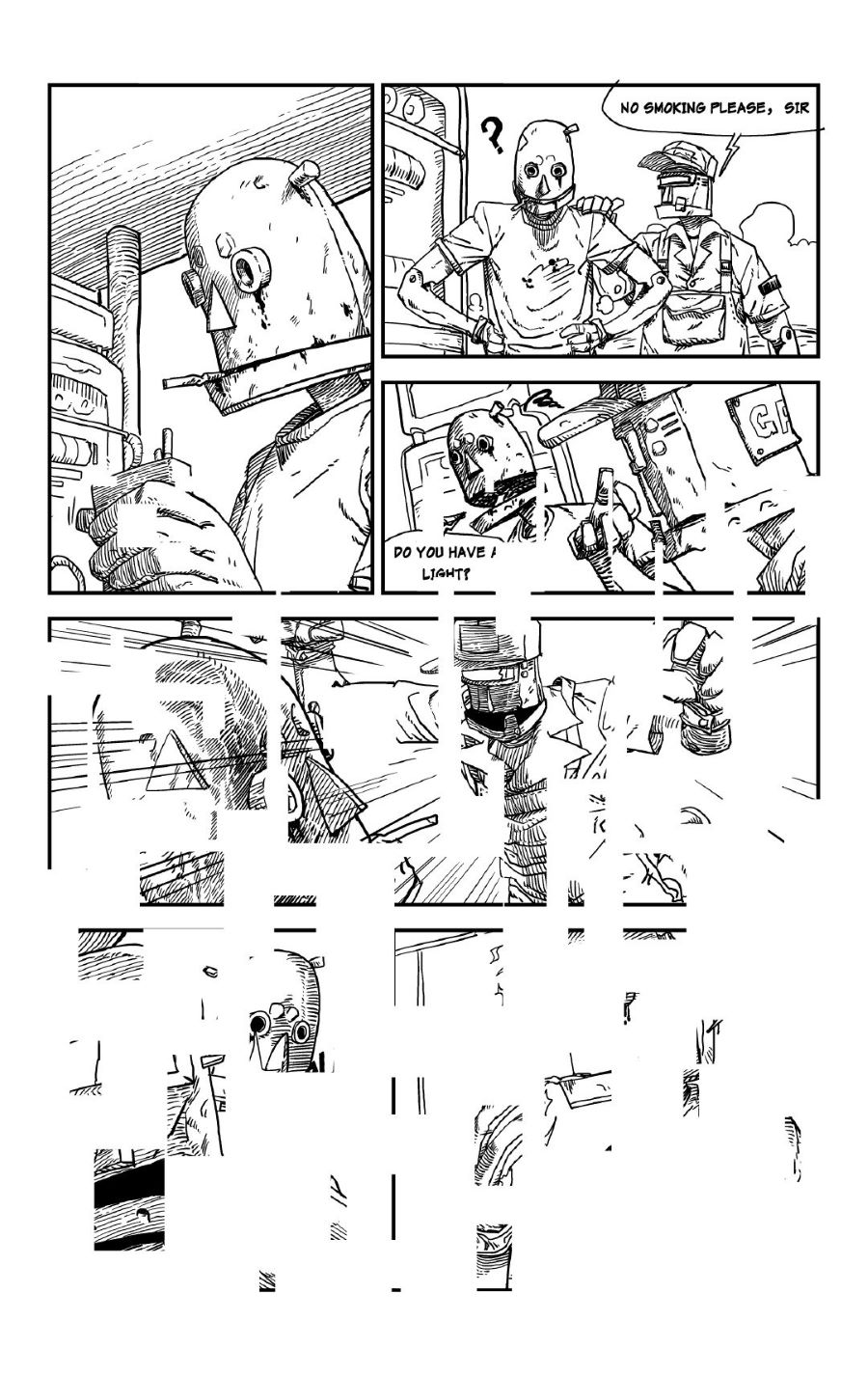 Black Dog: 1/12 Destroying Gas Station Series DGS (PES021#)