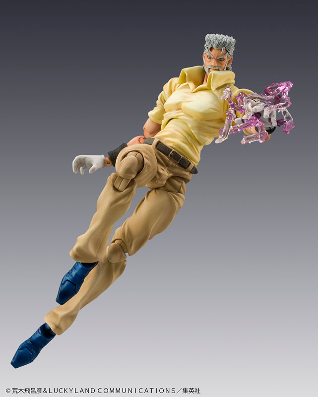 Super Action Statue JoJo's Bizarre Adventure Part.3 Joseph Joestar & Iggy