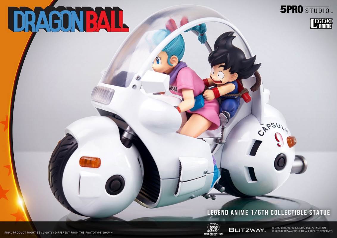1/6 Dragon Ball - Buma and Goku driving a locomotive (5PRO-LA-70201)