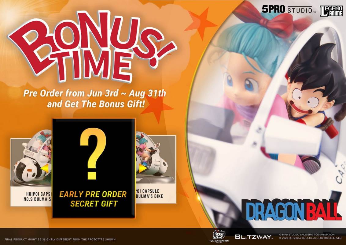 1/6 Dragon Ball - Buma and Goku driving a locomotive (5PRO-LA-70201)