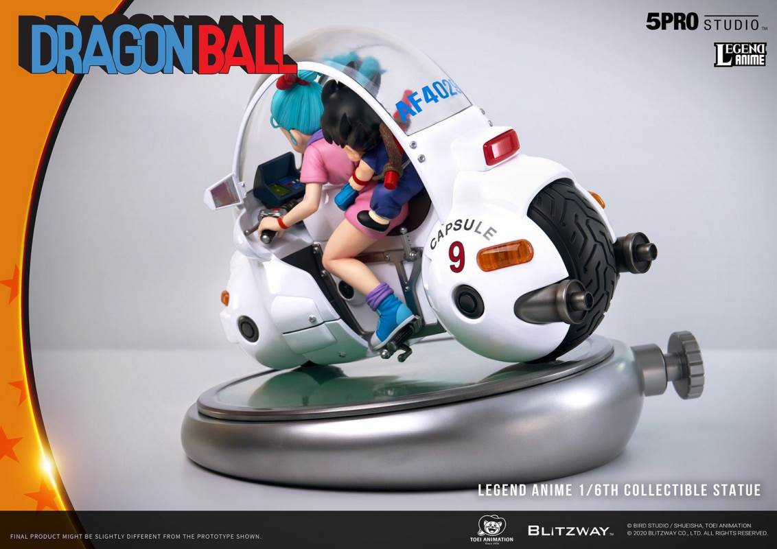 1/6 Dragon Ball - Buma and Goku driving a locomotive (5PRO-LA-70201)