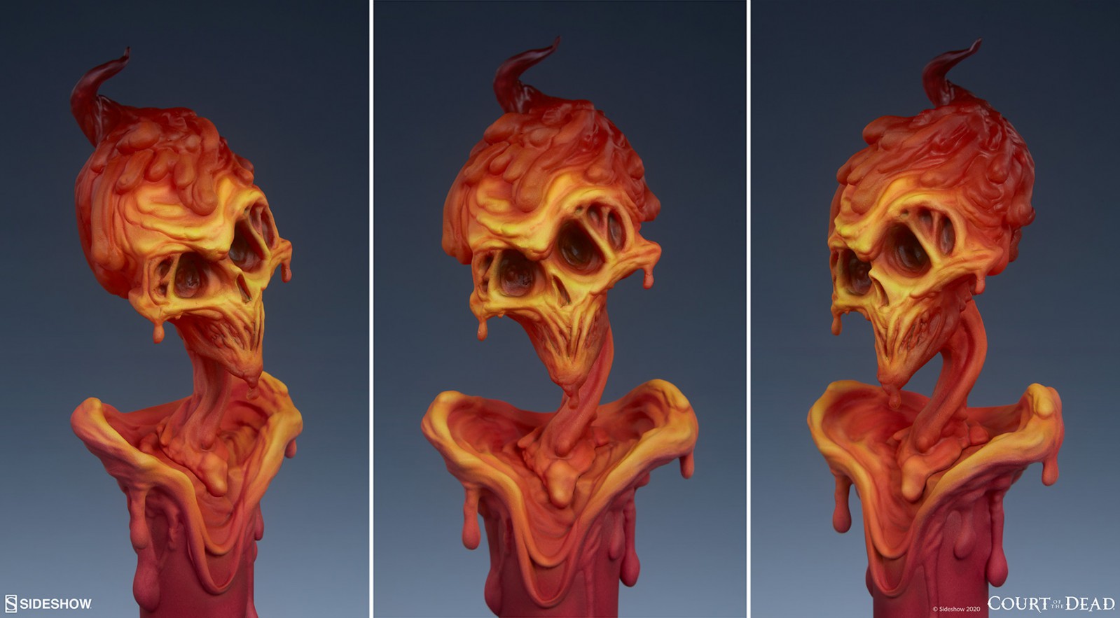 7-inch death court-ghost fire candles