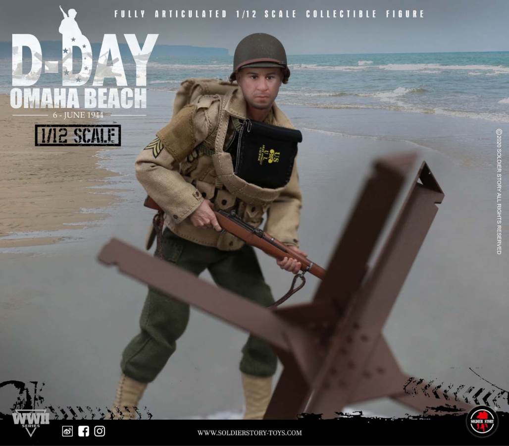 1/12 WWII US. 2nd Ranger Battalion - Captain