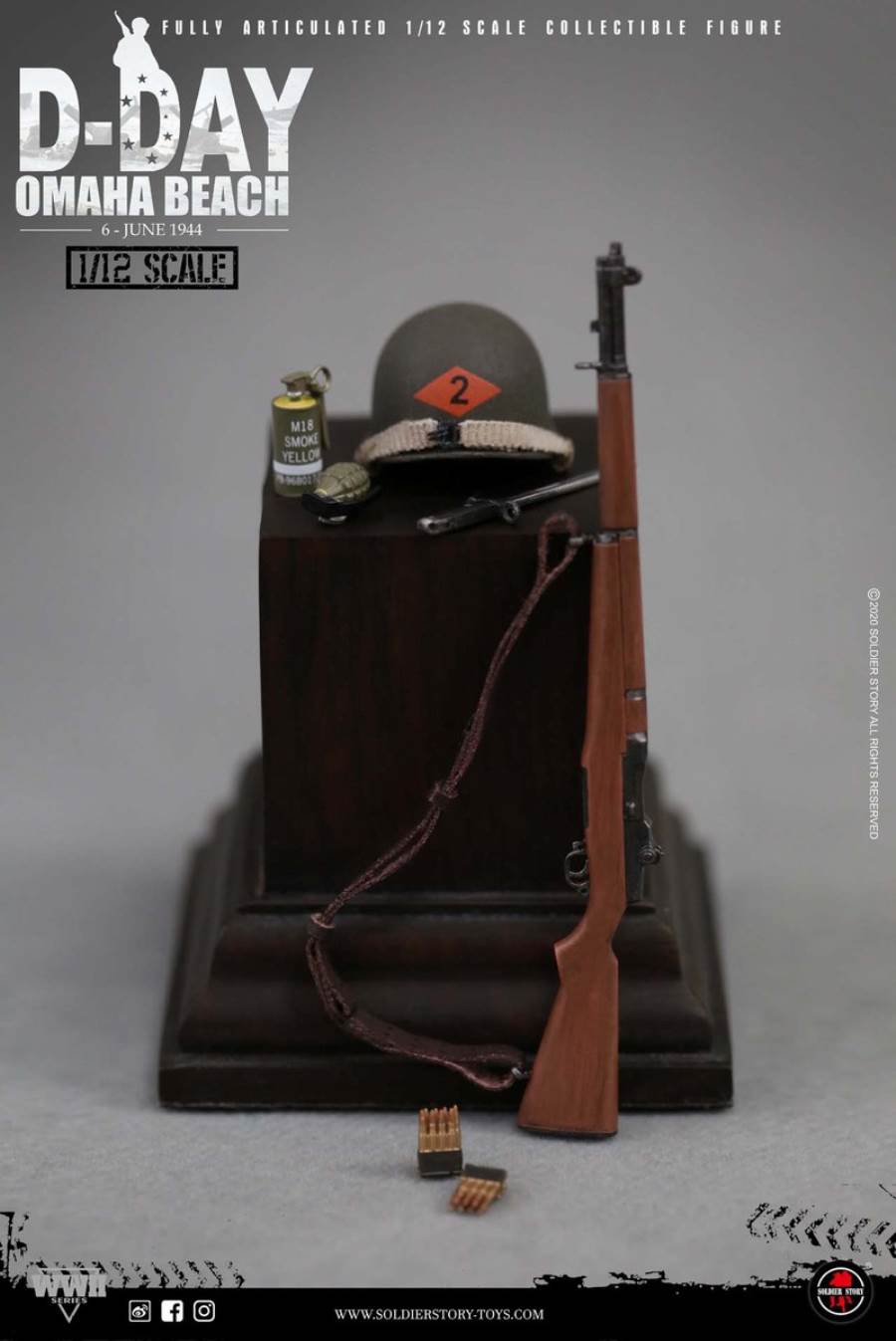 1/12 WWII US. 2nd Ranger Battalion - Captain