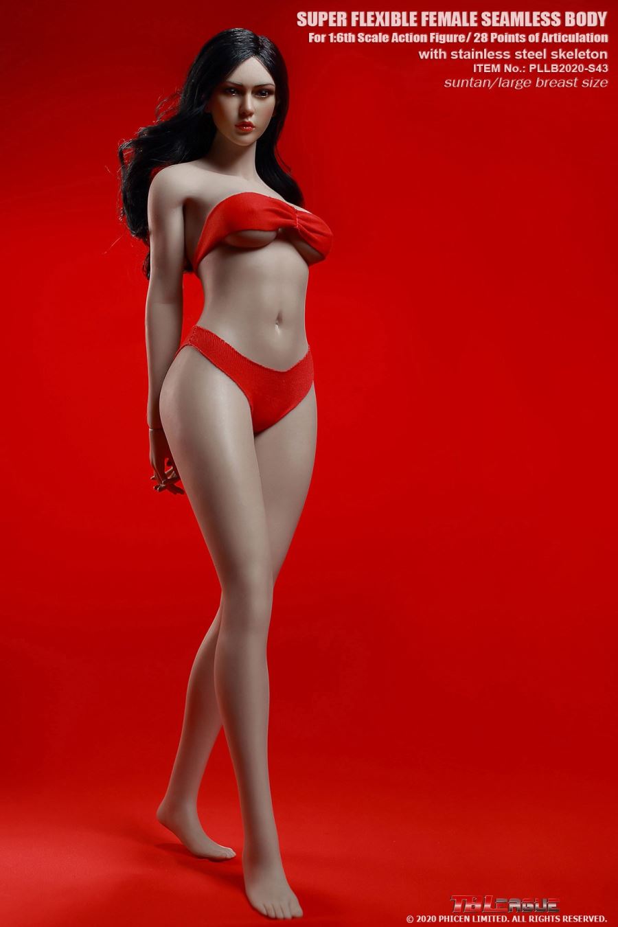  1/6 European and American female body