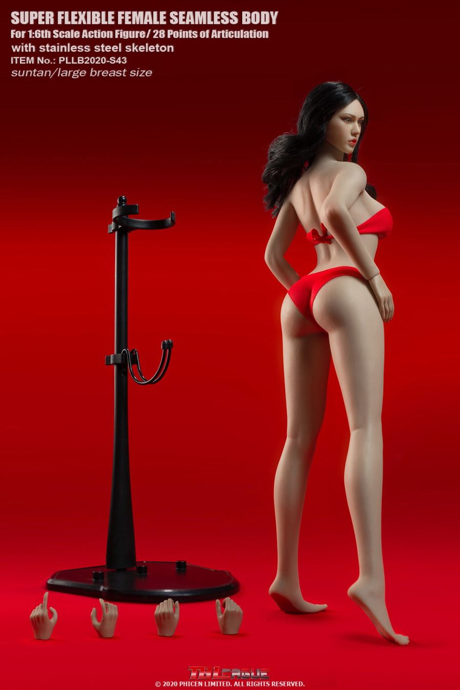  1/6 European and American female body