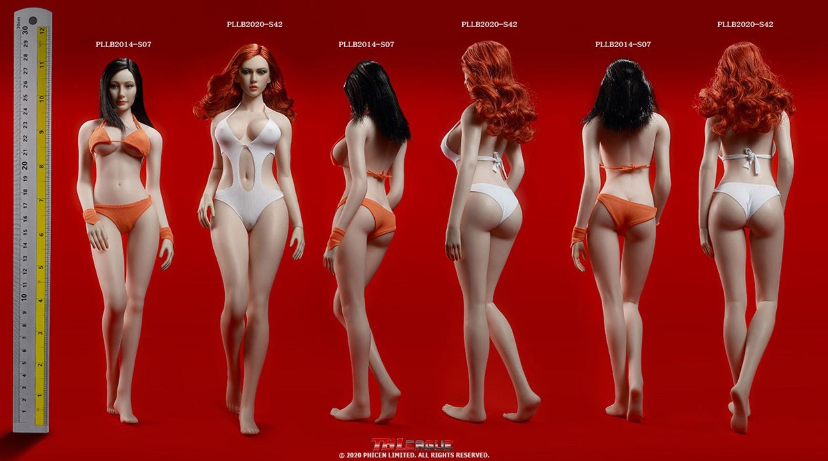  1/6 European and American female body