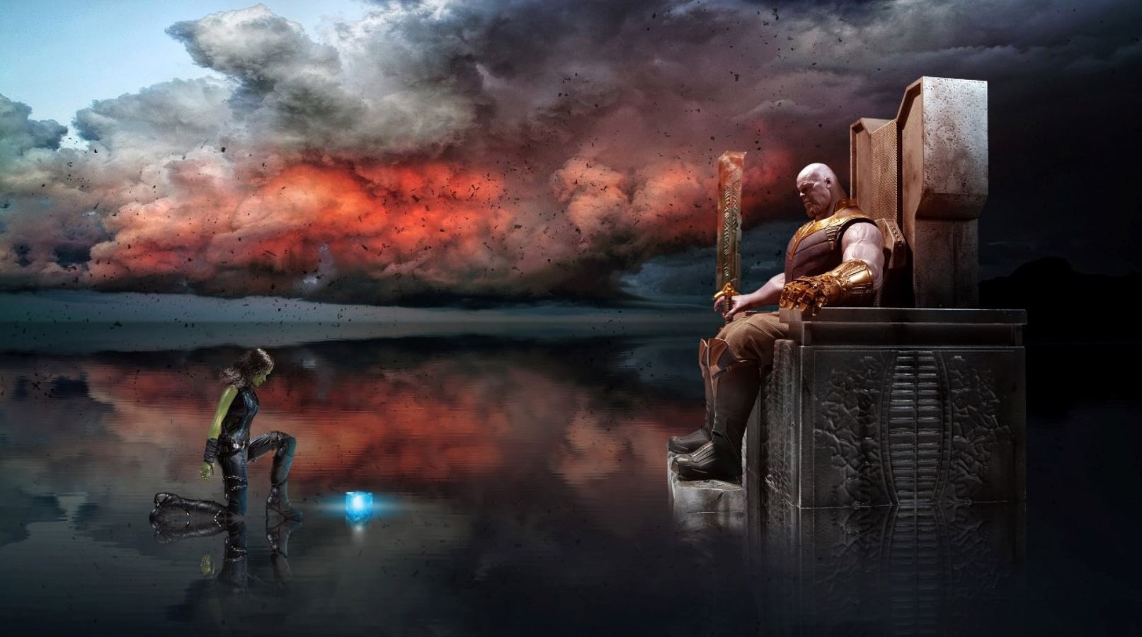 1/6 Thanos throne