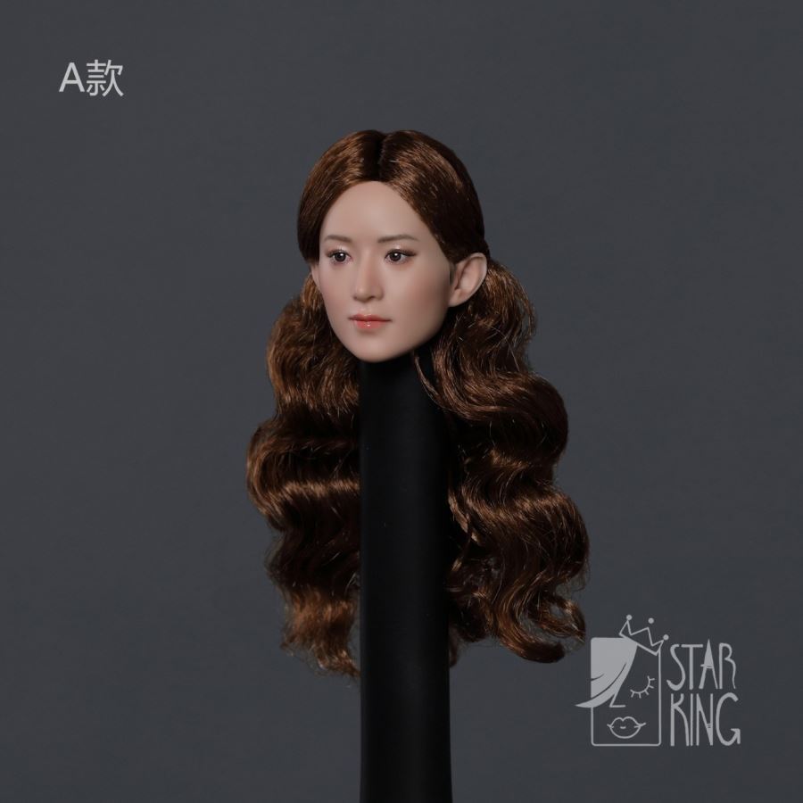1/6 Asian beauty head carving [SK003] - 3 hairstyles