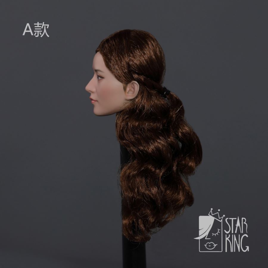 1/6 Asian beauty head carving [SK003] - 3 hairstyles