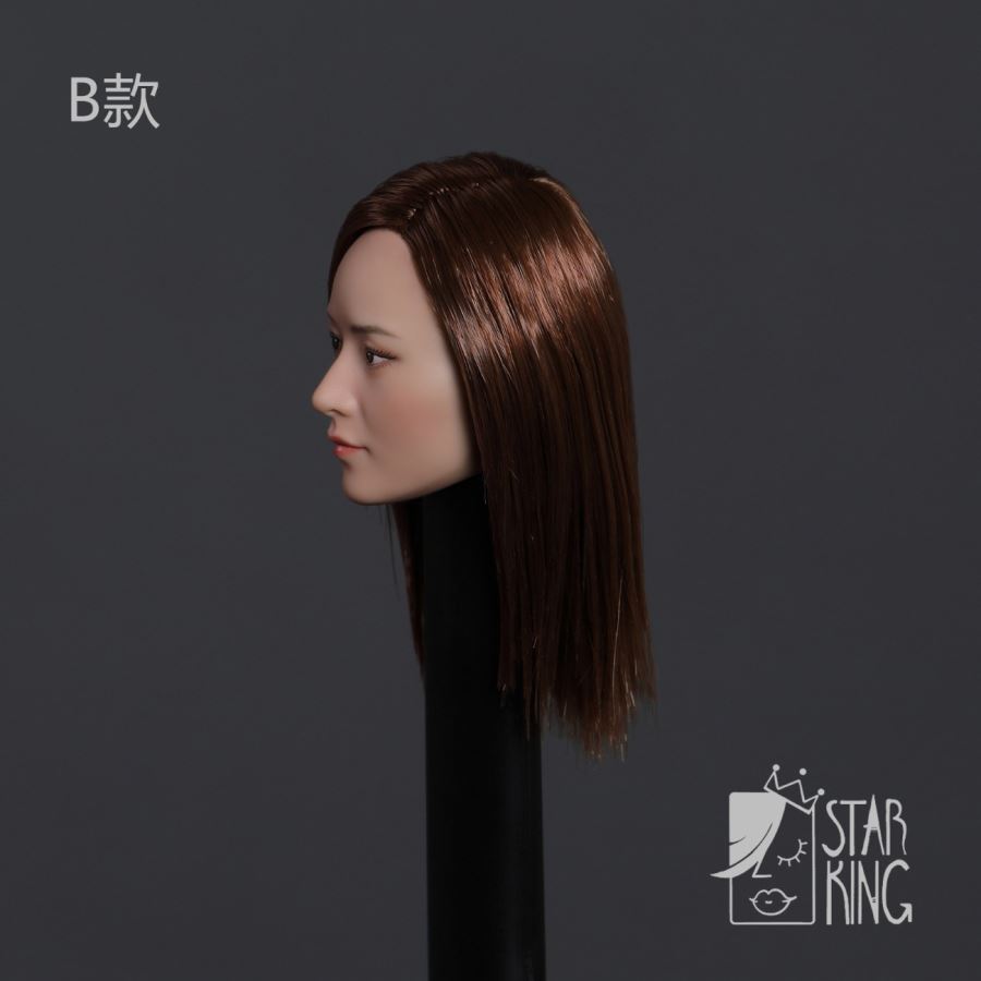1/6 Asian beauty head carving [SK003] - 3 hairstyles