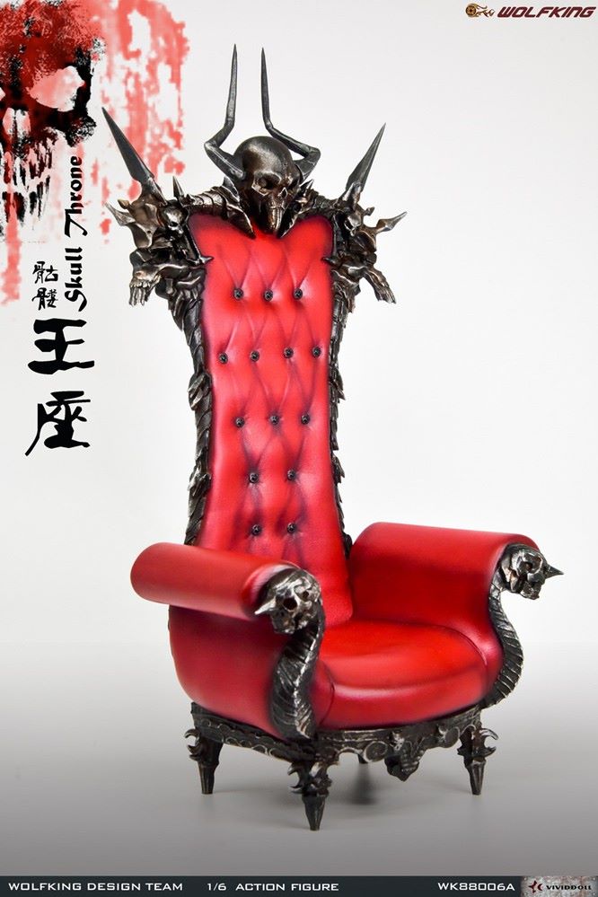 1/6 Skull Throne sofa scene decoration-WK88006A