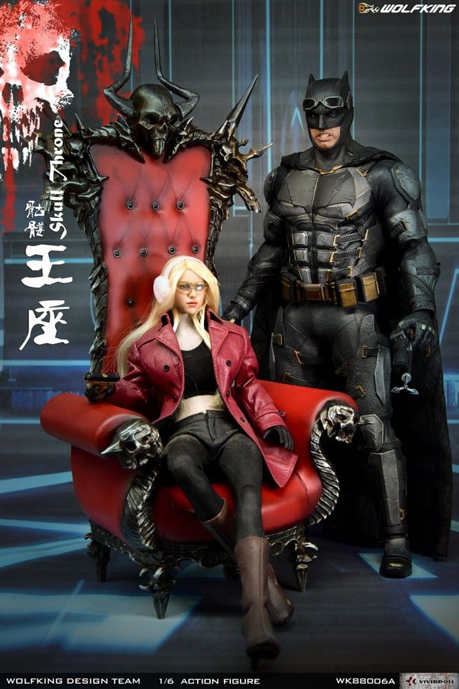 1/6 Skull Throne sofa scene decoration-WK88006A