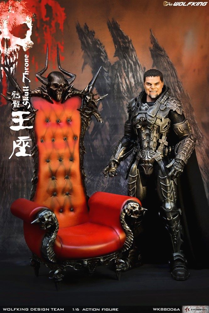 1/6 Skull Throne sofa scene decoration-WK88006A