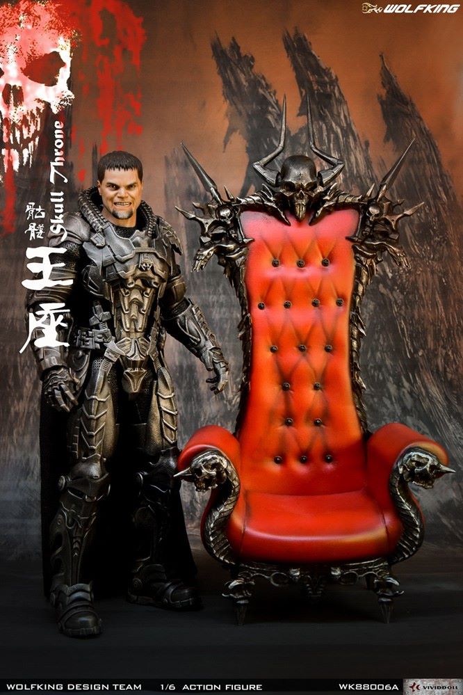 1/6 Skull Throne sofa scene decoration-WK88006A