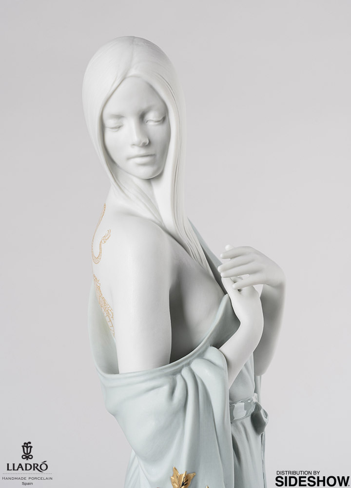 Beauty with Dragon Tattoo Woman