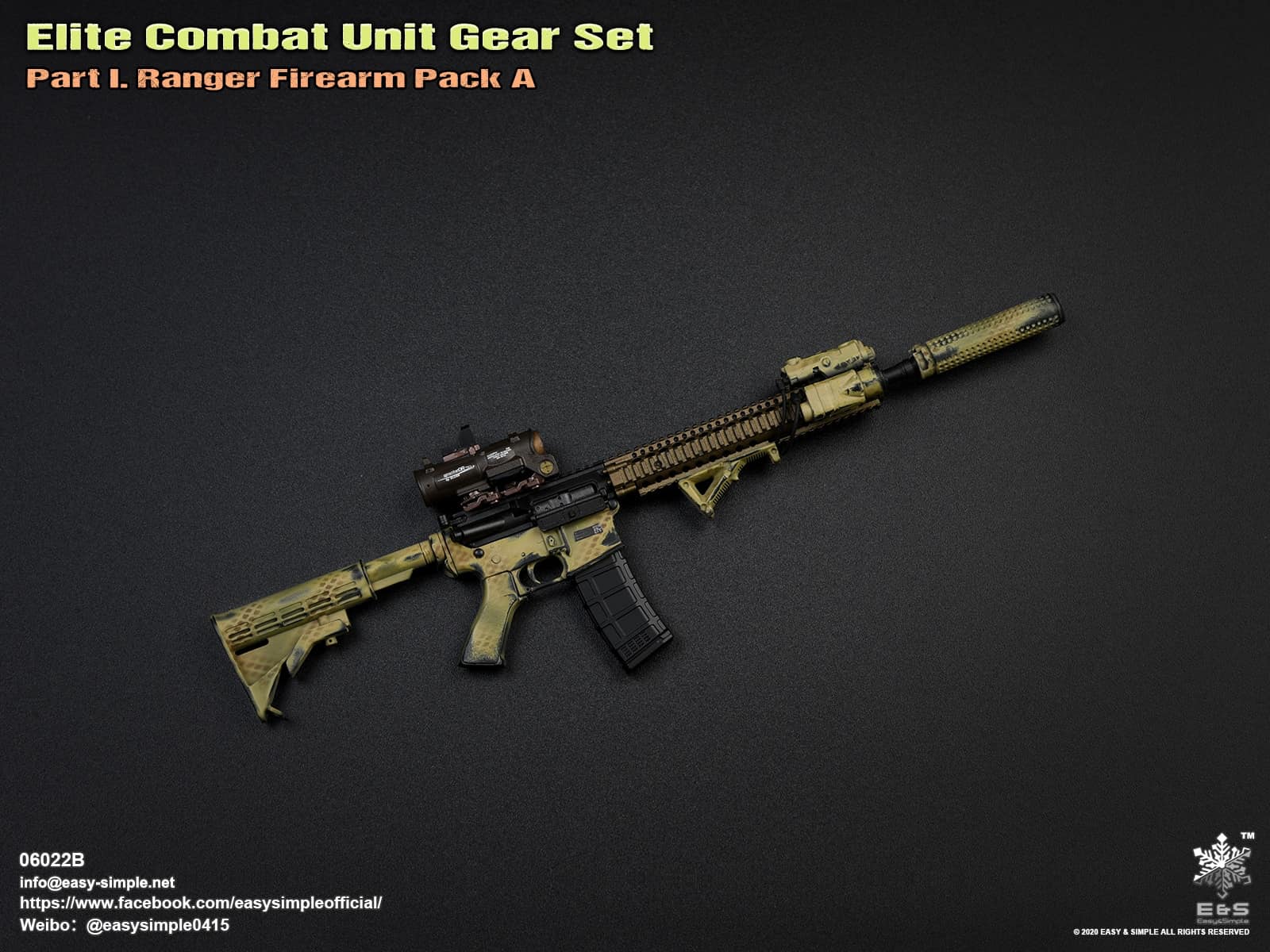 06022 Elite Combat Unit Gear Set Part I. Ranger Firearm Pack A