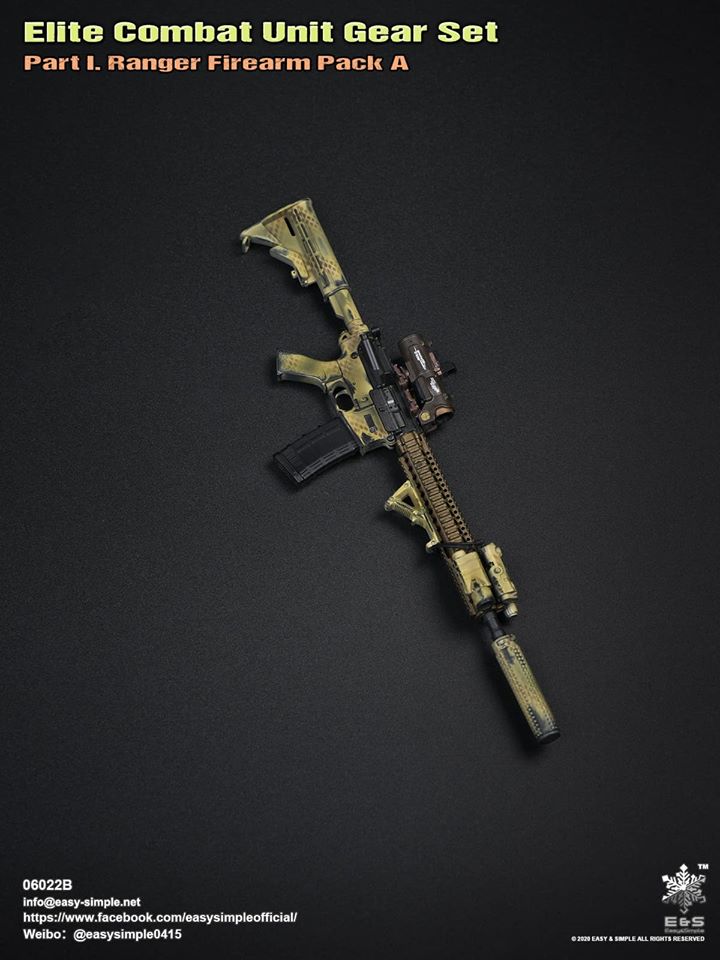 06022 Elite Combat Unit Gear Set Part I. Ranger Firearm Pack A