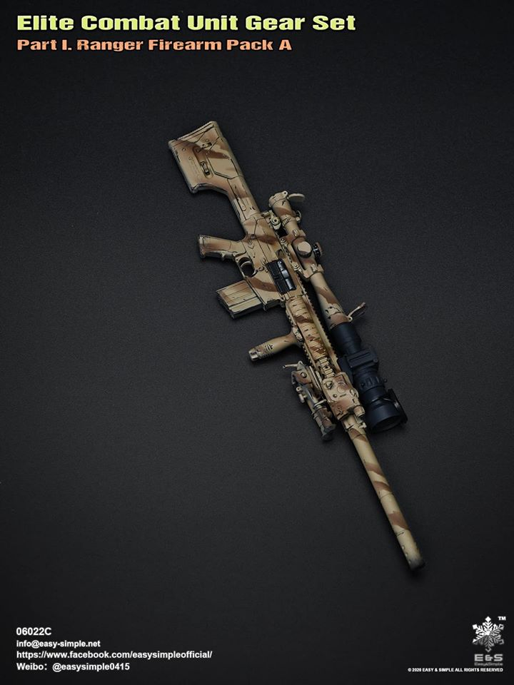 06022 Elite Combat Unit Gear Set Part I. Ranger Firearm Pack A