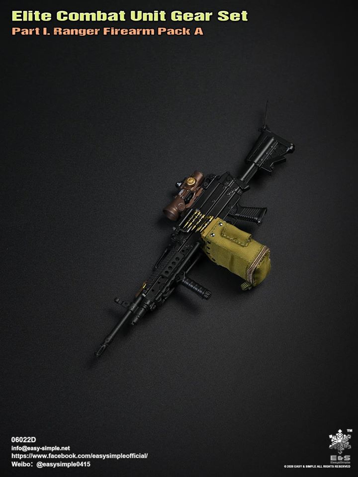 06022 Elite Combat Unit Gear Set Part I. Ranger Firearm Pack A