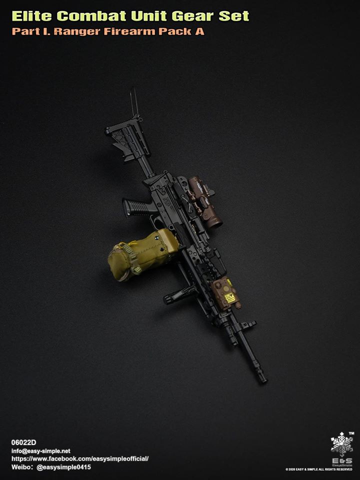 06022 Elite Combat Unit Gear Set Part I. Ranger Firearm Pack A