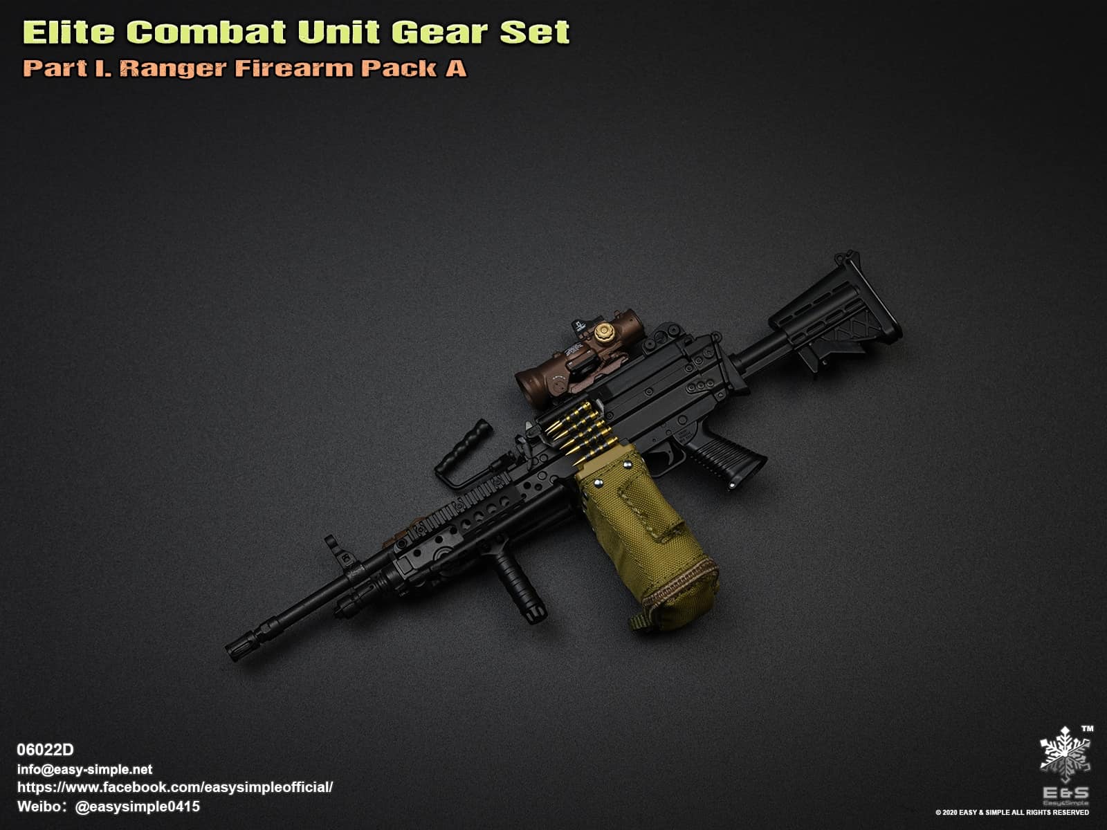 06022 Elite Combat Unit Gear Set Part I. Ranger Firearm Pack A