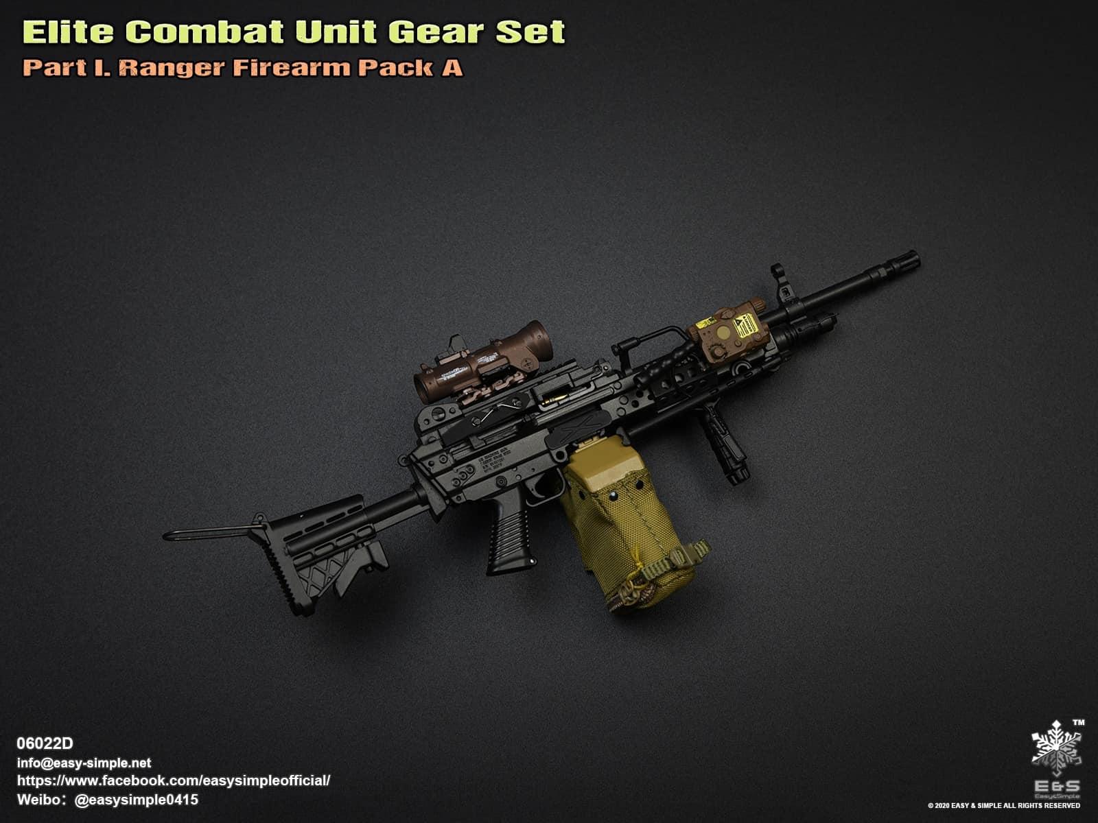 06022 Elite Combat Unit Gear Set Part I. Ranger Firearm Pack A