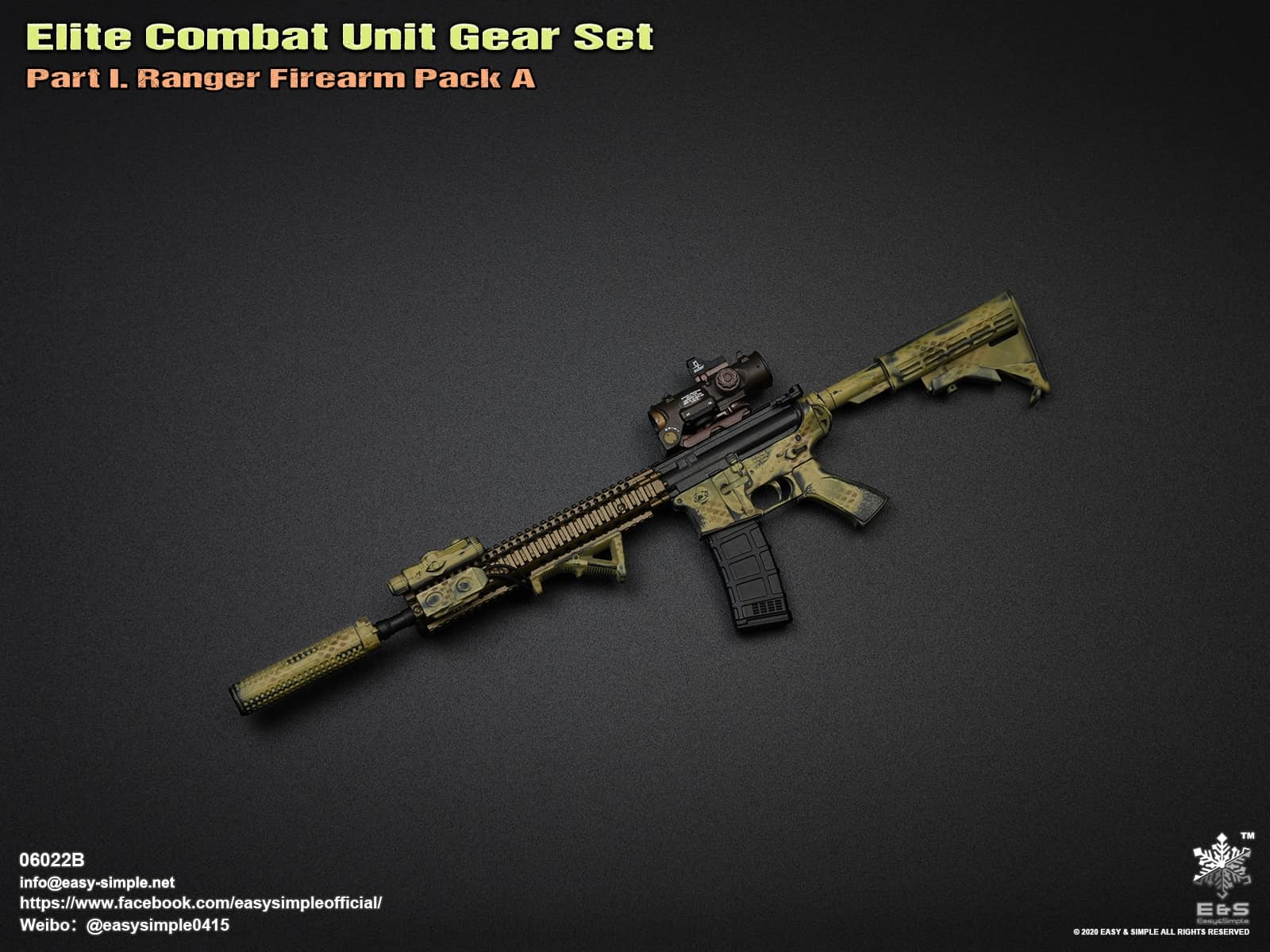 06022 Elite Combat Unit Gear Set Part I. Ranger Firearm Pack A