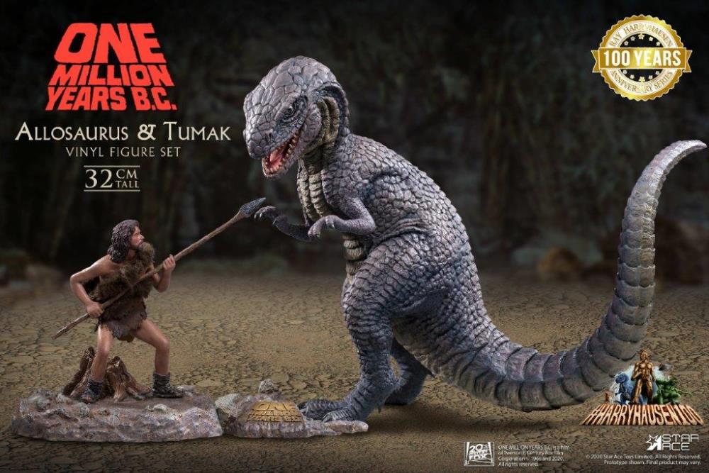 One Million Years B.C. - Allosaurus & Tumak