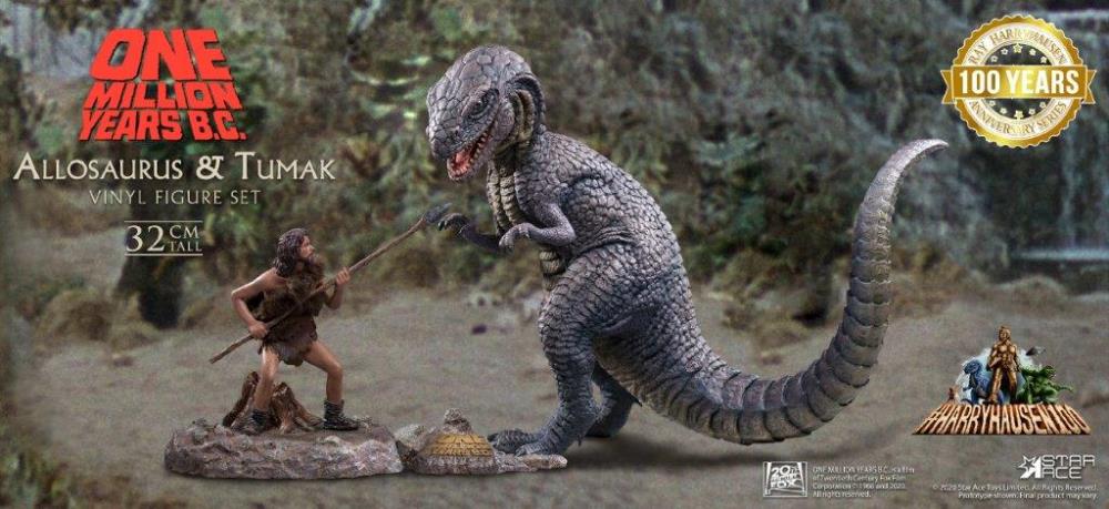 One Million Years B.C. - Allosaurus & Tumak