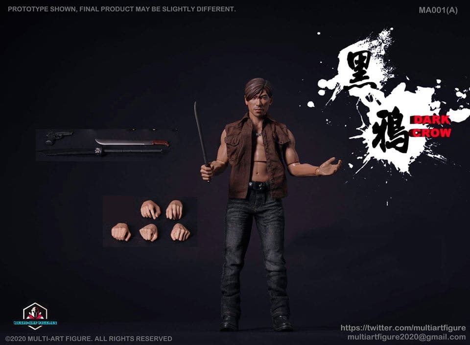 1/6 Black Crow Action Figure