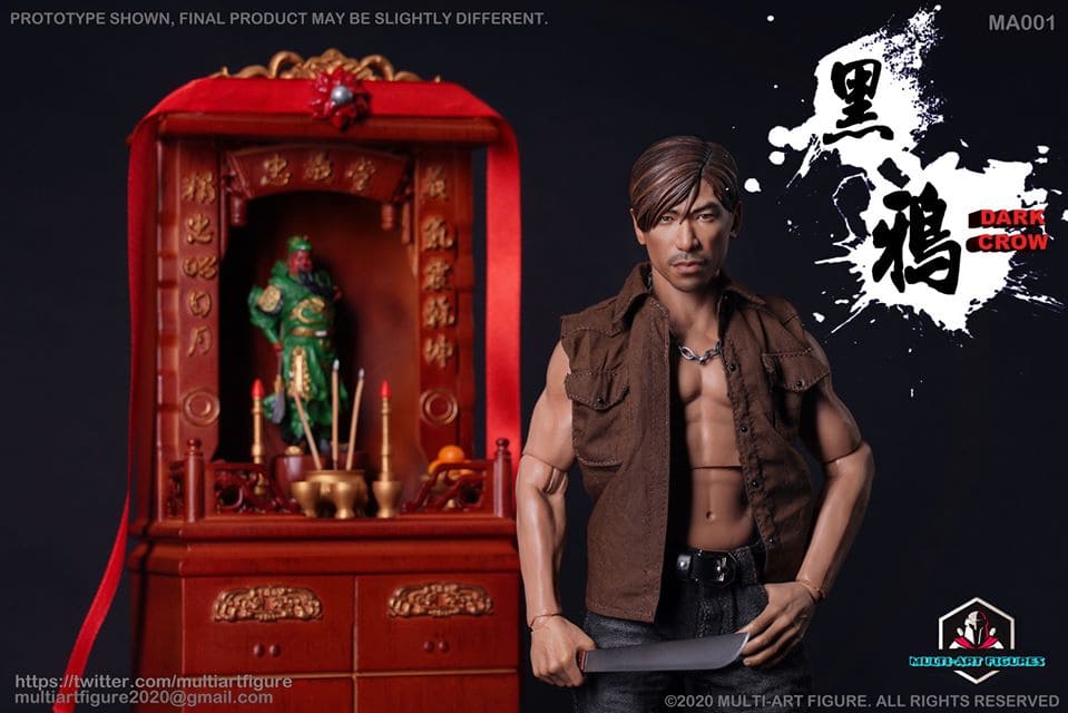 1/6 Black Crow Action Figure