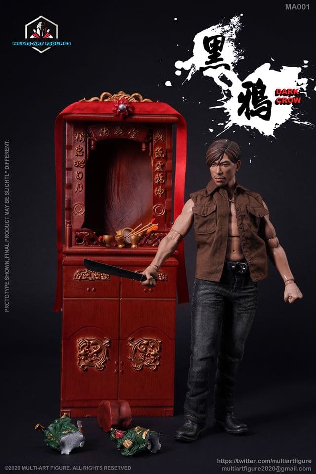 1/6 Black Crow Action Figure