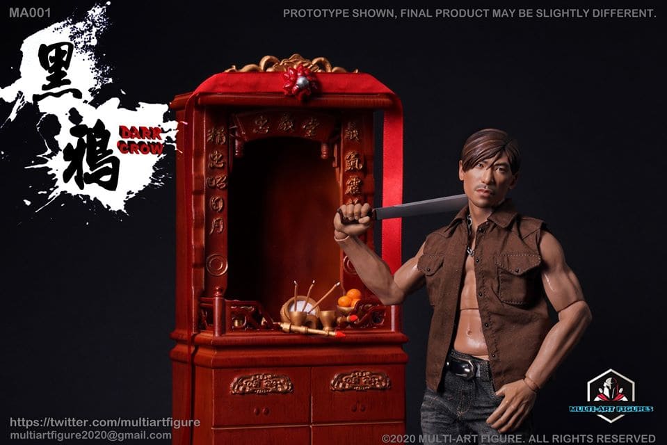 1/6 Black Crow Action Figure