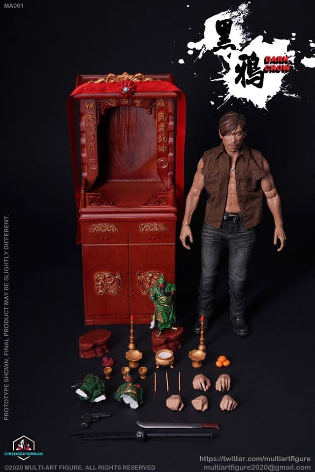1/6 Black Crow Action Figure