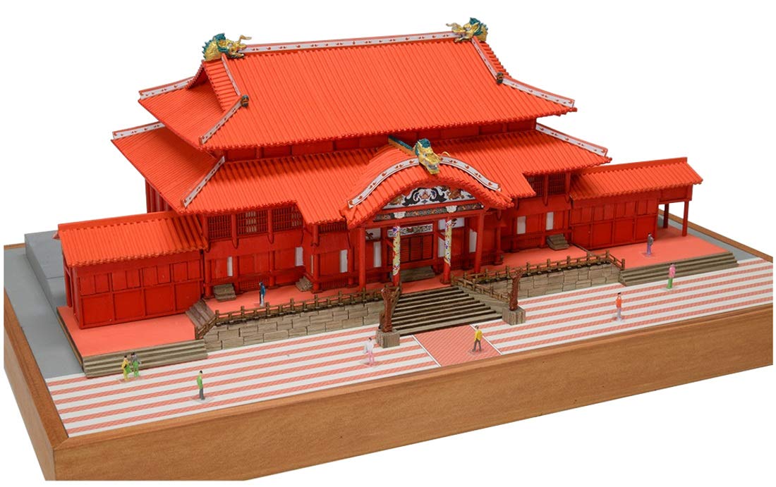 1/150 Shurijo Castle Wooden Model Assembly Kit