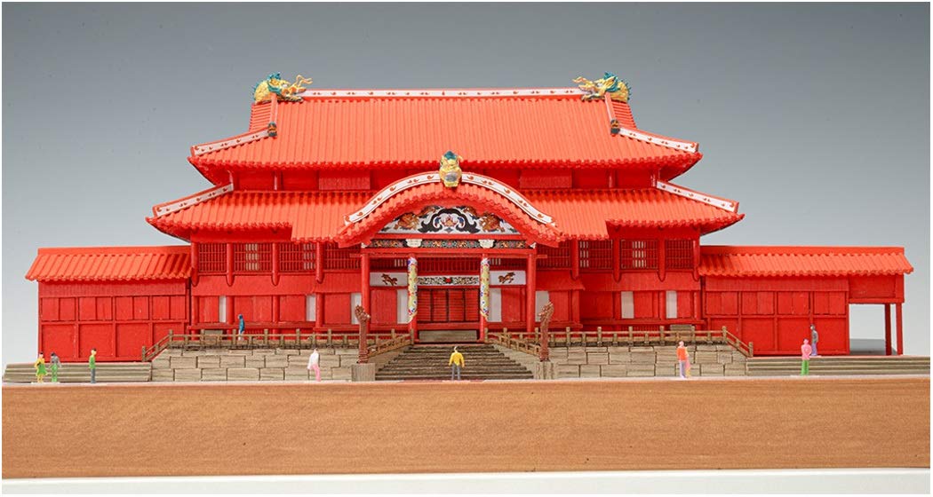 1/150 Shurijo Castle Wooden Model Assembly Kit